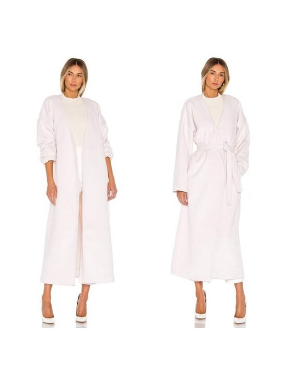 L'Academie The Robertina Coat - Seashell White